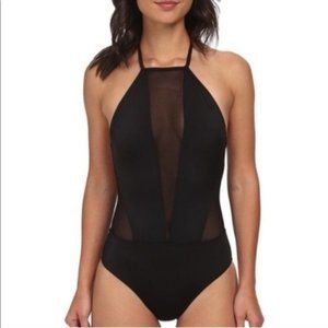Ted Baker Swimsuit Mesh Panel  DD32 Sz 10